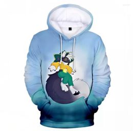 Men's Hoodies Fashion Spiritfarer 3D Sweatshirts Men Women Anime Print Hooded Cute Boys/giels Sweatshirt Teenage Tops