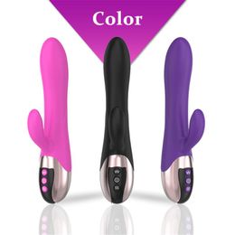 Vibrators Magnetic Charging Pulse Thrusting Vibrator Clitoris Stimulation G Spot Wand Massager Vagina Sex Toys Dildo Vibrater