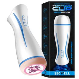 Sex Toys Massager Automatic Blowjob Masturbation Machine for Men Vibrator Moaning Orgasm Cup Real Vagina Sucking Store