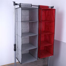 Storage Boxes 4 Tier Hanging Wardrobe Organiser Clothes Home Tool Organiser Accessory For Your