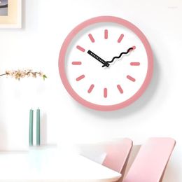 Wall Clocks Modern Plastic Colourful Clock Cute Living Room Home Decoration Table Creative Gift Kids Bedroom Silent