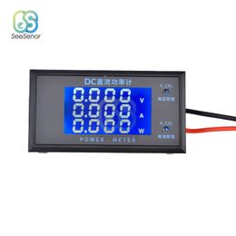 DC0-500V 10A 5000W LCD Digital Voltmeter Ammeter Wattmeter Power Metre Voltage Current 12V 24V 110V 220V Volt Tester