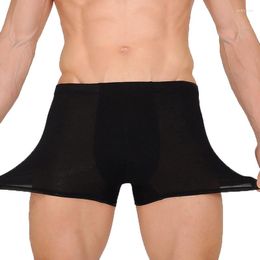 Underpants Underwear Bulge Pouch Mens Boxers Big Size XL To 5XL Black Selling Fashion