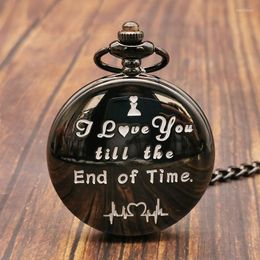 Pocket Watches Unisex Customeized Watch Men I LOVE YOU Clock For Children's Day Kids Boy's Birthday Gifts Lover The Greatest