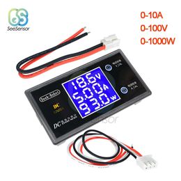 High Power DC 12V Digital Voltmeter Ammeter Motorcycle Car Voltage Current Metre 100V 10A 50V 5A Volt Tester Amp Detector