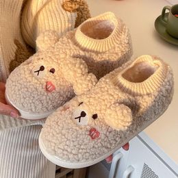 Slippers Slip-on Anti-skid Sandalias Mujer Verano 2023 Lovely Casual Shoes Cute Snow Slipper Indoor For Women Unisex House