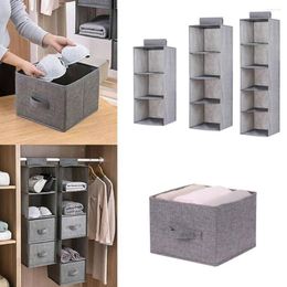 Storage Boxes 3/4/5 Layer Closet Organiser Wardrobe Cabinet Rack Fabric Cloth Shoe Shelf Hanging Dust-p B4S9