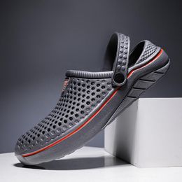 Sandals Summer For Men 2023 Fashion Breathable Solid Color Beach Shoes Non Slip Soft Comfortable