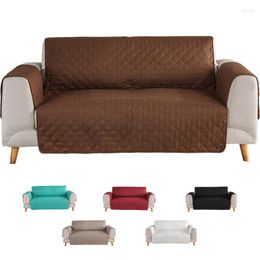 Chair Covers Solid Colour Sofa Cover Washable Removable Towel Armrest Couch Slipcovers Dog Pets Single/Two/Three Seater