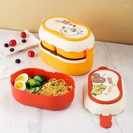 Dinnerware Sets Portable Safety Lunch Box Home Office Worker Student Microwave Heating Japanese-style Multilayer Large Capacity