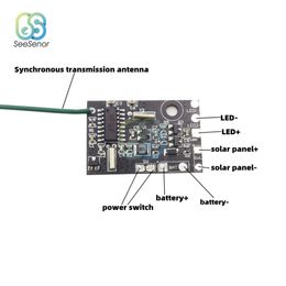 1.2V Solar Circuit Board Synchronous Transmission Warning Lamp Control Module Wireless Road Stud