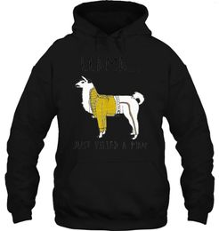 Men's Hoodies Men Hoodie Llama Just Killed A Man White Grey Llama... Tagless Tee Women Streetwear