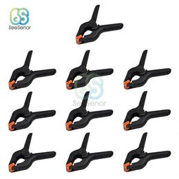 10pcs 2/3/4/ Inches Woodworking Spring Clamps DIY Tools Plastic Nylon Toggle Clamp For Woodwork Clip Photo Studio