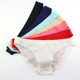 Underpants 4 Piece Men Briefs Jockstraps Sexy Ice Silk Slip Homme Underwear Calzoncillos Hombre Gay Panties Cueca Plus Size