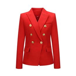 Women's Trench Coats Autumn Winter Coat 2023 Temperament Formal Suit Fashion Short Double-Breasted