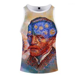 Men's Tank Tops World Famous Painting 3D Printed Women/Men Summer Cool Sleeveless Vest 2023 Casual Streetwear Clothes