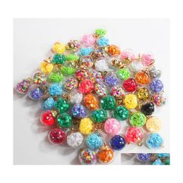 Pendant Necklaces Fashion Jewelry Colorf Diy Glass Ball Beads Bag Mobile Phone Clasp Earrings Accessories Drop Delivery Pendants Dhols