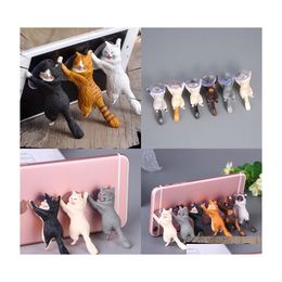 Party Favour Sucker Mobile Phone Holder With Suction Cup Cute Animal Model Suckers Stand Lazy Man Desktop Trestle Vavious Colours 1 4H Dhxok
