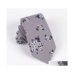 Neck Ties Handmade Fashion Gifts Party Accessories Mens Tie Womens Cotton Floral Print Colorf 3646 Q2 Drop Delivery Dhrlc