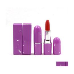Lipstick Vegan Rouge Lip Stick Matte Pink Planet Easy To Wear Longlasting Natural Makeup Purple Lipsticks Drop Delivery Health Beauty Dhyeo