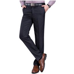 Men's Suits & Blazers Men Dress Pants Suit Thick Trousers Straight Business Mens Formal Non-IronMen's