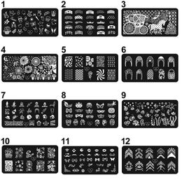 Nail Art Kits Printing Image Polish Stamp Plate Scraper Stamper Manicure DIY TemplateNail