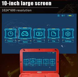 Portable Game Players 2023 Powkiddy A13 10 Inch Large Screen Detachable Joystick HD Output Mini Arcade Retro