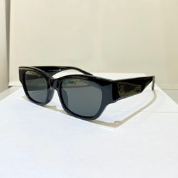 40197 Cat Eye Rectangle Sunglasses for Women Black/Gray Lens Full Rim Sunglasses Sun Shades UV400 Eyewear with Box