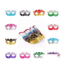Party Masks Mardi Gras Venetian Mask Halloween Christmas Sexy Carnival Dance Cosplay Princess Crown Fancy Wedding Gift Drop Delivery Dhld8