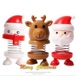 Interior Decorations Pc Interesting Auto Dashboard Ornaments Display Widgets Santa Elk Snowman Decor Desk For ChristmasInterior