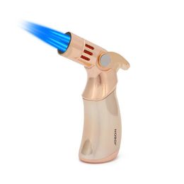 1300'C Metal Dab Jet Butane Torch Windproof Refillable fourfold jet flame torches Professional Kitchen smoking spoon pipe Torch Lighter Best quality