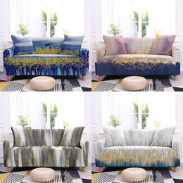 Chair Covers Arrival 3D Printing Dustproof Cover Home Decor All-inclusive Stretch Universal Couch Fashion Soft Sectional Sofa CoverChair