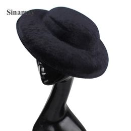 High Quality 30CM Large Fascinator Base Winter Flannelette Hat Wedding Kentucky Derby Ascot Race Accessories 1Pcs/Lot Hair