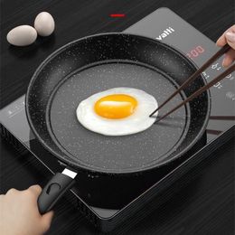 Pans Frying Pan Non-stick Household No Smoke Pancake Fried Steak Gas Stove Induction Cooker Universal Kitchen Pot Cast