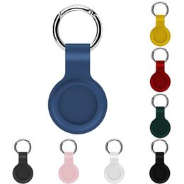 Keychains Protective Cover Location Tracker Silicone Case With Buckle For AirTags