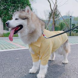 Dog Apparel Large Clothes Summer Big Shirt Cat Poodle Bichon Pug Schnauzer Golden Retriever Alaskan HUSKY Labrador Pet Clothing