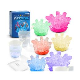 Science Discovery Crystal Growing Experimental Kit Novelty Toys Easy Diy Stem Toy Lab Experiment Specimens Educational Gift For Ki Dhmrl