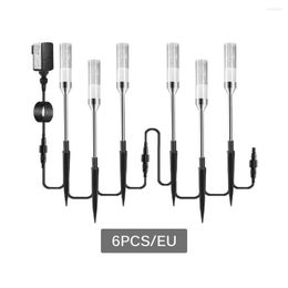 Pieces LED Pathway Lights Low Voltage Light Extendable Landscape Lighting Lamp Outdoor Patio Yard Street EU US Plug