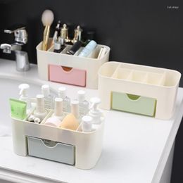 Storage Boxes Saving Space Makeup Organizer Box For Cosmetics Desk Office Skincare Case Lipstick Sundries Jewelry