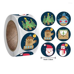 Gift Wrap Christmas Stickers Santa Claus Animals Snowman Trees Decorative Wrapping Box Envelope Sticker Label Tags