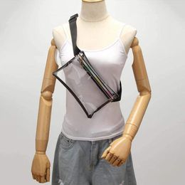 Waist Bags Waterproof PVC Pockets Novelty Girls Pochete Bag Travel Phone Anti-Theft Organizer Summmer Fanny Pack