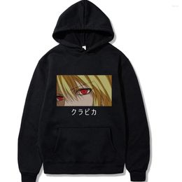 Men's Hoodies X Kurapika Eyes Harajuku Anime Cosplay Pullover Men Tops