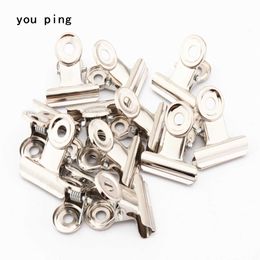 High quality Platinum 50mm 38mm 31mm 22mm Round Metal Clamp Paper Bookmark Clips Memo Clip Student School Office Supplies