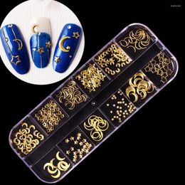 Nail Art Kits 3 Boxes Fashion Gel Rhinestones DIY Charming Manicure Decoration Gift Flakes Tools