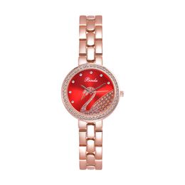 Luxury Brand Fashion Womens Watches Rose gold And Silvery Diamond Watch Party Dress Wristwatches Quartz Waterproof Whole 299l