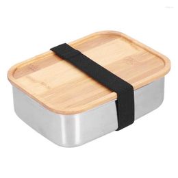 Dinnerware Sets Bento Lunch Box 304 Stainless Steel Secure Boxes With Lids For Students Workers