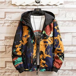 Men's Hoodies Spring Jacket And Autumn Clothes Trend Handsome All-match Tooling Camouflage One Size Model LT- 60.99
