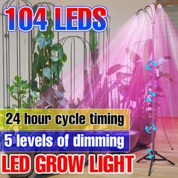 Grow Lights Full Spectrum LED Indoor Plants Growth Light Hydroponics Phytolamp For Seedlings Flower Seeds Tents Cultivation Lamp