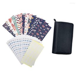 Gift Wrap PPYY-Cash Budget Envelope Wallet System With Binder Note 12 Sheets Envelopes For Budgeting And Saving Money