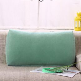 Pillow Short Velvet Waist For Seat Sofa Bed Living Room Office Big Size Solid Body S Simple Modern Home Decor Textile